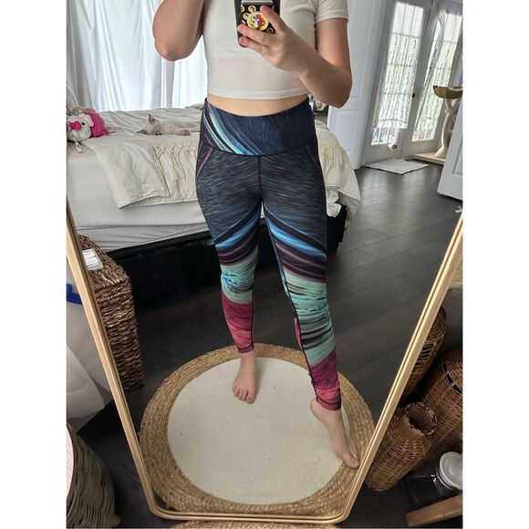 Lululemon Women’s 8 Speed Tight Electrobeam Luxtreme Pants Workout Athleisure - Picture 1 of 6